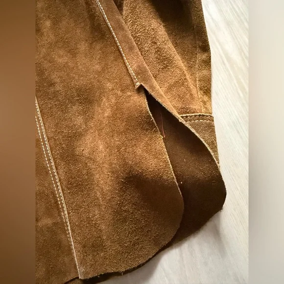 Vintage Leather Suede Rancher Jacket Western Styling Handmade Sz L - Picture 14 of 14
